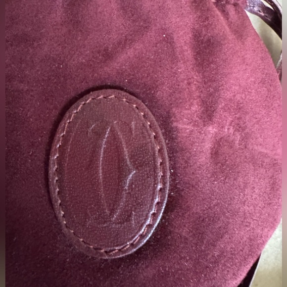 Vintage Must the Cartier Bordeaux
Suede/Leather Pouch - Picture 5 of 9